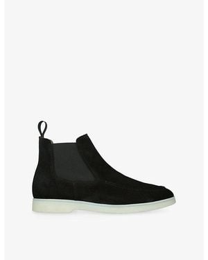 Aurélien City Suede Chelsea Boots - Black