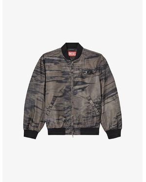 DIESEL Bomber Jackets - Grey