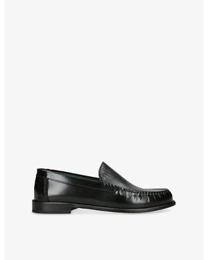 VINNY'S Martel Leather Loafers - Black