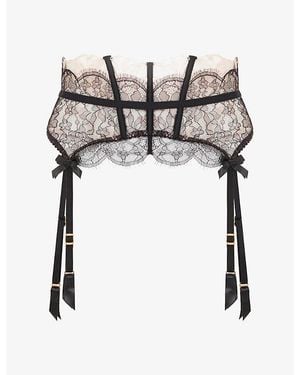 Agent Provocateur Vitoria Lace Suspender - Multicolour