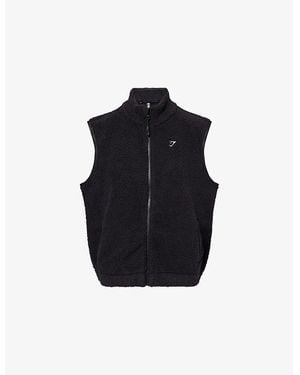 GYMSHARK Sherpa Gilet - Blue