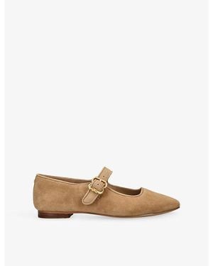 Sam Edelman Michaela Suede Ballet Flats - Natural