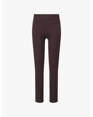 WE Are Tala Dayflex Wrap High Waisted Leggings - Brown