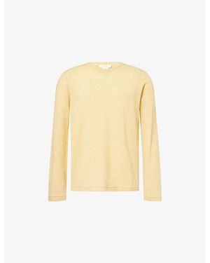 The Row Casas Crewneck Knitted Cashmere Jumper - Yellow