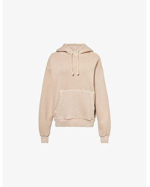 GYMSHARK Everywear Kangaroo-Pocket Cotton-Jersey Hoody - Natural