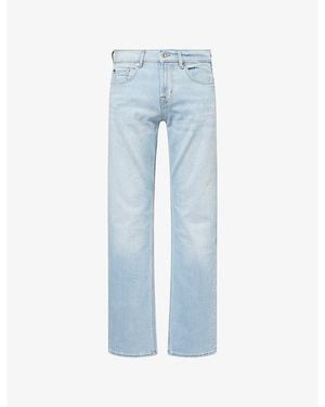 7 For All Mankind Austyn Straight-Leg Relaxed Denim Jeans - Blue