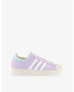 adidas Superstar Ii Leather Trainers - Purple