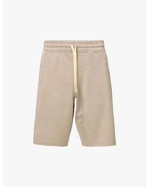 AllSaints Helix Straight-Fit Cotton-Jersey Shorts - Natural
