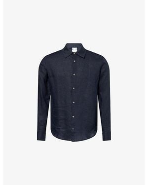 CHE Long-Sleeve Linen Shirt - Blue