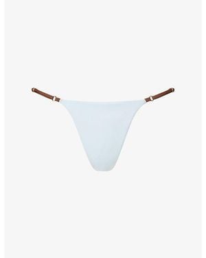 HYPHEN Bobbie Tangy Bikini Bottoms - White