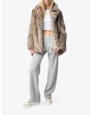 稀少ZADIG& VOLTAIRE タヌキ ファーコート 稀少ZADIG& VOLTAIRE タヌキ ファーコート