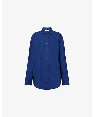 Cheap Monday La Jolla Loose-Fit Cotton Shirt - Blue
