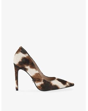 Carvela Kurt Geiger Eterno Heeled Leather Courts - White