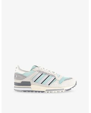 adidas Zx600 Suede And Mesh Low-Top Trainers - White