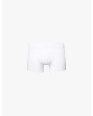 Hanro Pack Of Two Cotton Essentials Stretch-Cotton Trunks - White