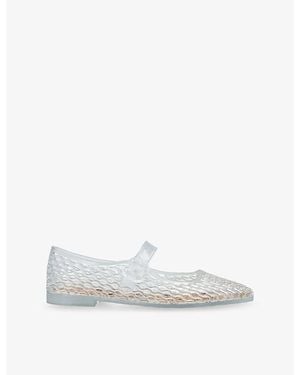 Sam Edelman Michaela Jelly Mary-Jane Flats - White