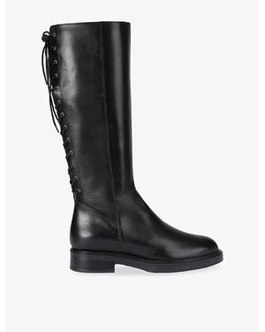 Carvela Kurt Geiger Trento Leather Knee-High Boots - Black