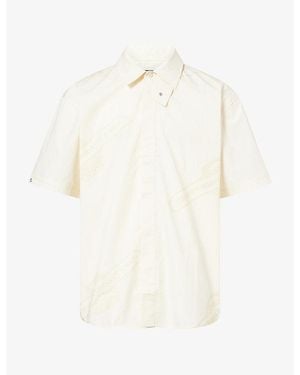 1886 Monogram Logo-Printed Cotton Shirt - White