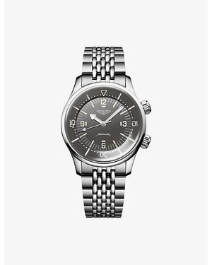 Longines L3.764.4.99.6 Legend Diver Stainless-Steel Automatic Watch - Metallic