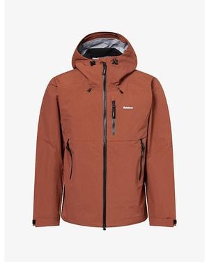 FINISTERRE Stormbird Logo-Print Shell Jacket - Brown