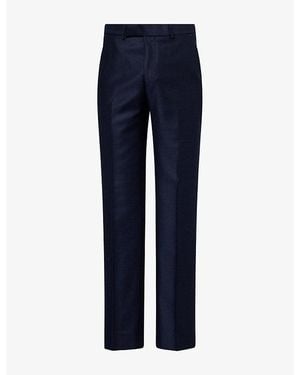 Ted Baker X The Gentleman Ted Baker X The Gentlemen Tailored Wool Trousers - Blue