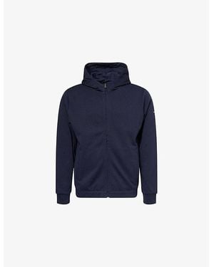 Hackett Hybrid Reversible Cotton-Blend Hoodie - Blue