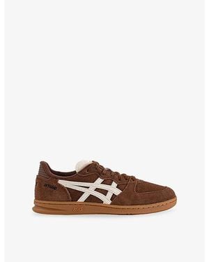 Asics Skyhand Og Suede Sneakers - Brown