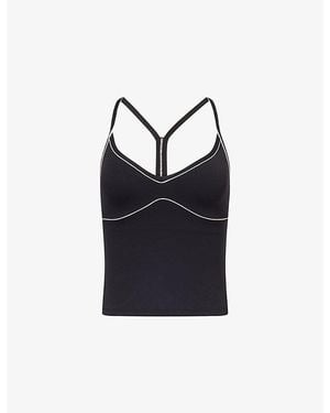 WE Are Tala Dayflex Contrast Sweetheart Stretch-Woven Vest - Blue