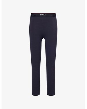 WE Are Tala Dayflex Logo-Waistband Leggings - Blue