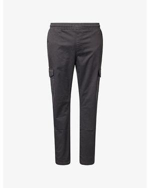 Arne Tapered-Leg Patch-Pocket Cotton Cargo Trousers - Grey