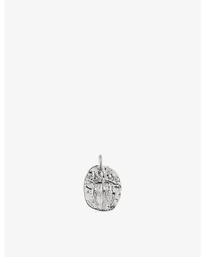 Monica Vinader Sisterhood Sterling- Pendant - White