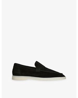 Aurélien Yacht Suede Loafers - Black