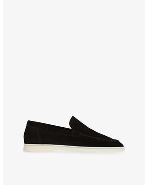 Aurélien Yacht Suede Loafers - Black