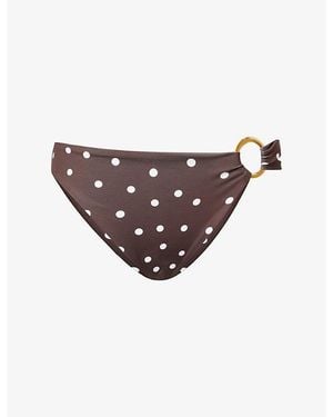 Away That Day Acapulco Bikini Bottoms - Purple
