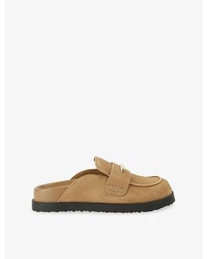 Steve Madden Toryn Suede Mules - Brown