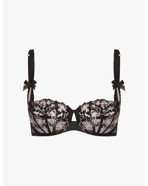 Agent Provocateur Lana Underwired Lace Bra - Black