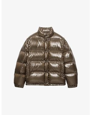 Prada Re-Nylon Padded Shell Jacket Xxxl - Brown