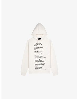 The Kooples Graphic-Print Regular-Fit Hooded Cotton Sweatshirt - White