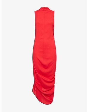 Jacquemus The J Sleeveless Stretch-Woven Maxi Dress - Red
