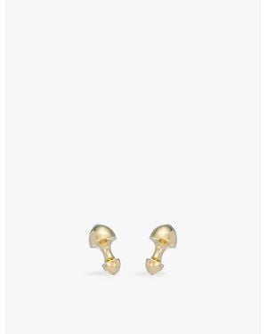 La Maison Du Couturier Biiju Bullet 18Ct-Plated Sterling Cufflinks - Metallic