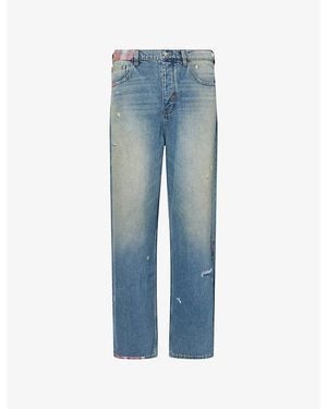 NAHMIAS Recess Baggy Denim Jeans - Blue