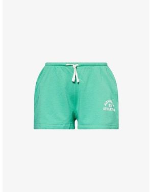 ADANOLA Campus Modal-Blend Sweat Shorts - Green