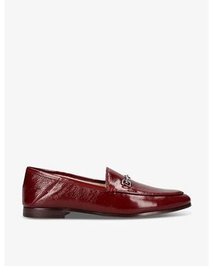 Sam Edelman Loraine Leather Loafers - Red