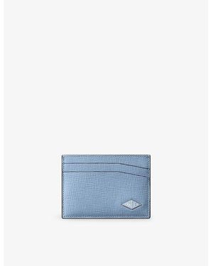 Cartier Losange Double Leather Card Holder - Blue