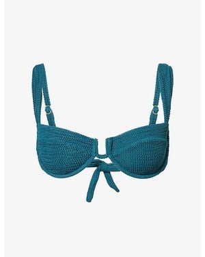 Cheap Monday Cala Roja Underwired Bikini Top - Blue
