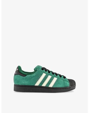 adidas Superstar Ii Suede Sneakers - Green