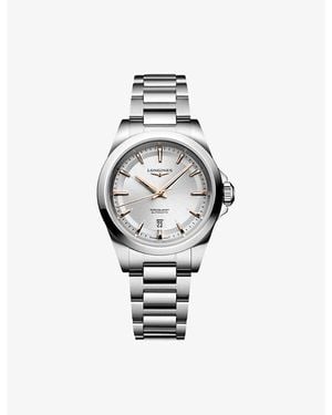 Longines L3.320.4.72.6 Conquest 30Mm Stainless-Steel Automatic Watch - Metallic
