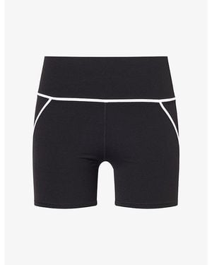 Vuori Allthefeels Linework Stretch-Woven Shorts - Black