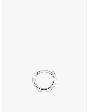 Thomas Sabo Minimal Sterling- Hoop Single Earring - White