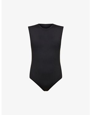 Seafolly Collective Sleeveless Stretch Nylon Swimsuit - Black